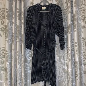 Anthropologie Flannel Print - Plus Size Dress